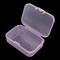 30 Pieces Mini Rectangular Plastic Boxes Empty Storage Organizer Containers with Hinged Lids for Small Items and Other Craft Projects (Pink, 2.6 x 1.8 x 0.8 inch)